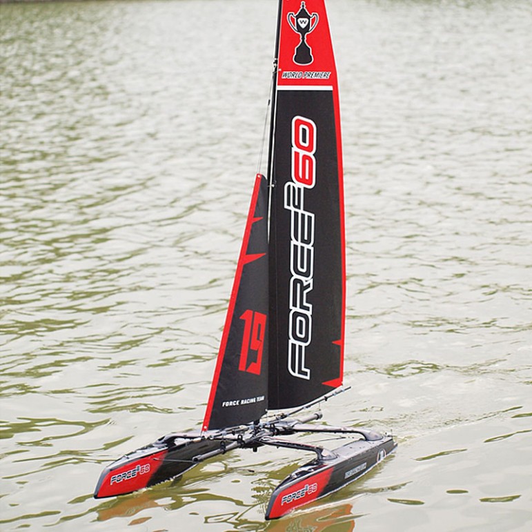 force 2 60 rc catamaran