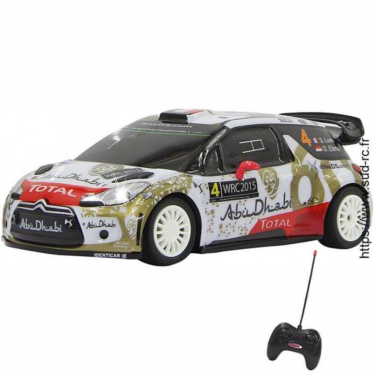 Voiture radiocommandée Citroën DS3 WRC 2013 Abu Dhabi