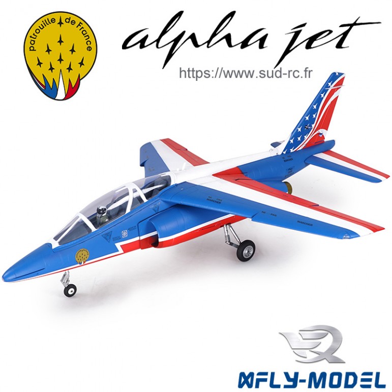 ALPHA JET RC de la PAF 80mm EDF Env. 970mm XFLY XF102P-B