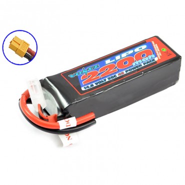 Batterie LiPo 4S 14.8V 2200mAh 30C Prise XT60 Voltz