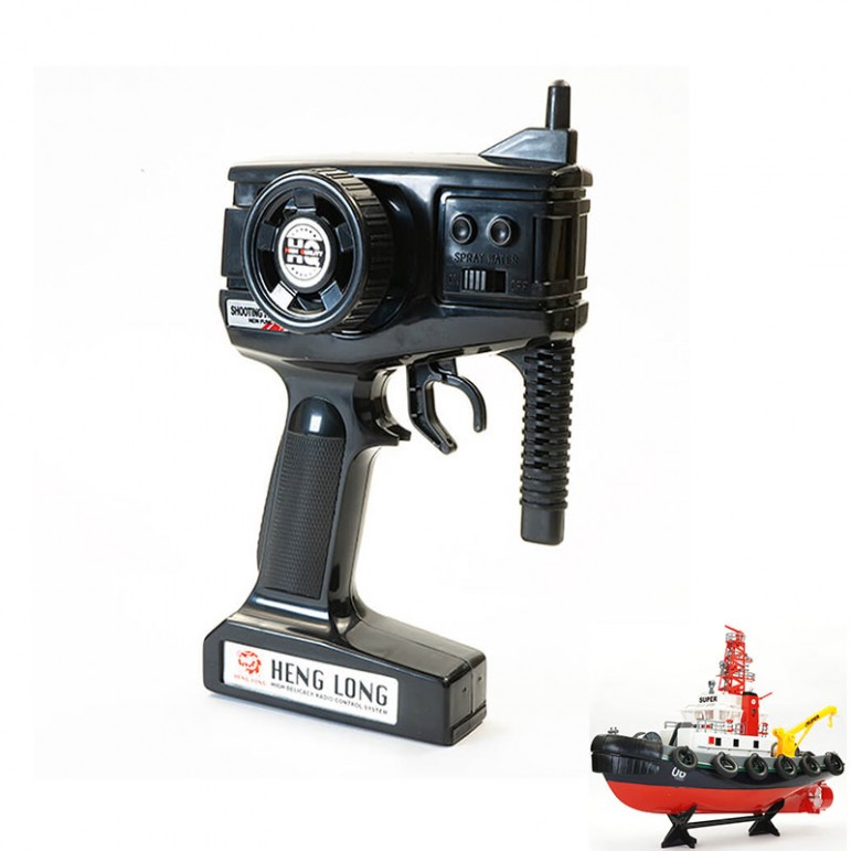 REMORQUEUR Tug Boat RC Emetteur Heng Long 3810-003