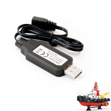 REMORQUEUR Tug Boat RC Chargeur USB Heng Long 3810-005